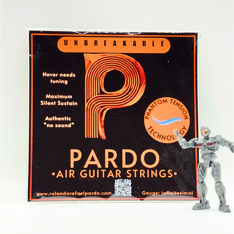 Pardo Air Guitar Strings pack – funny gag gift for air guitarists