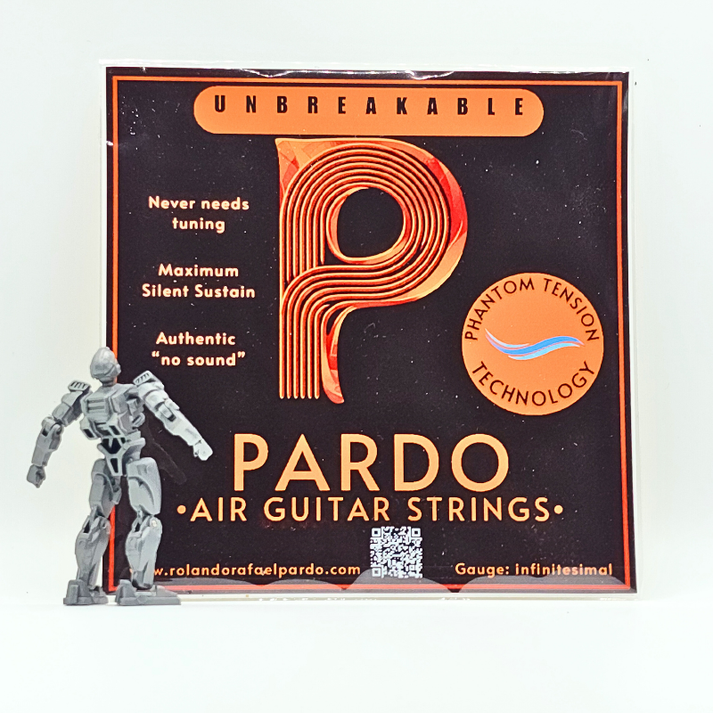 Pardo Air Guitar Strings pack – funny gag gift for air guitarists